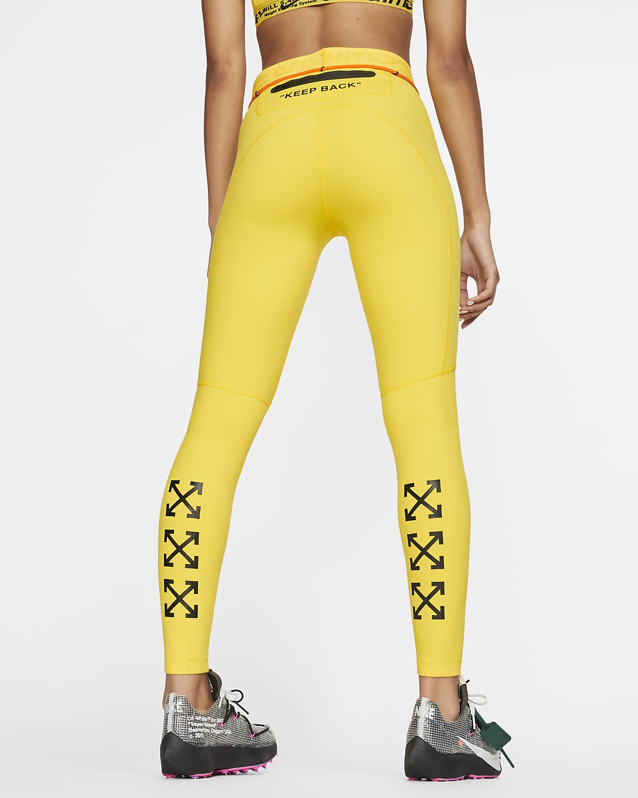 nike x off white running tights