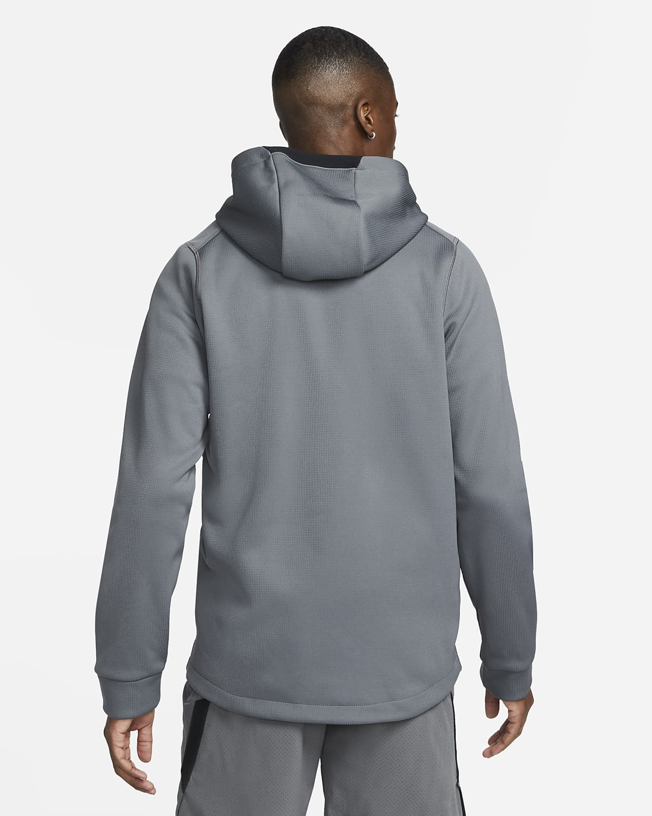 grey nike hoodie with zipper