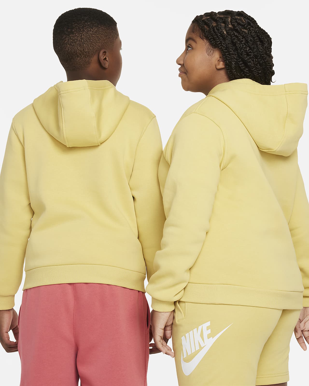 Nike sportswear club fleece yellow outlet