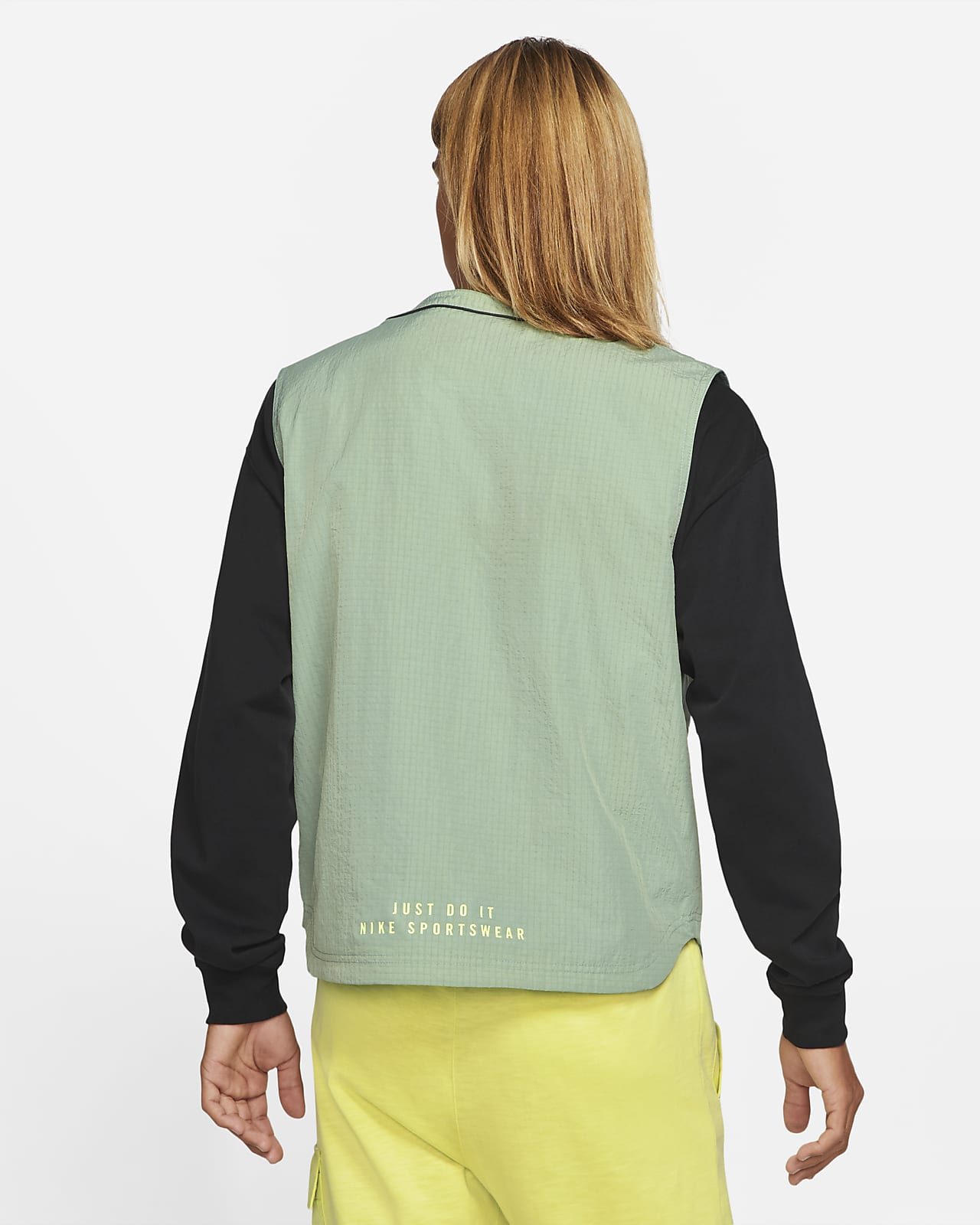 nike gilet green