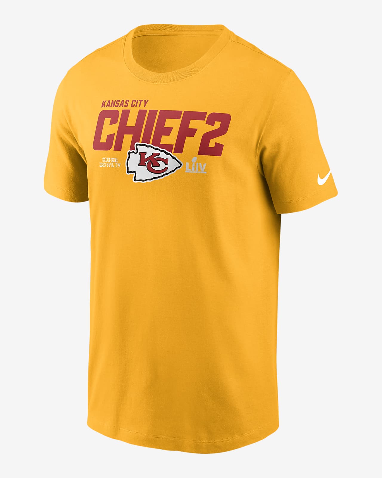 Men's Nike Gold Kansas City Chiefs Local Essential T-Shirt Size: Large