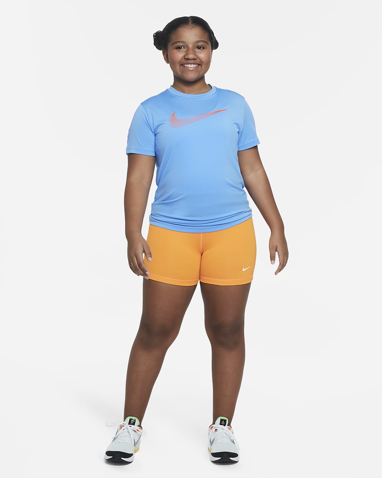 Om toevlucht te zoeken Voorvoegsel Uitschakelen Nike Pro Dri-FIT Big Kids' (Girls') Shorts (Extended Size). Nike.com