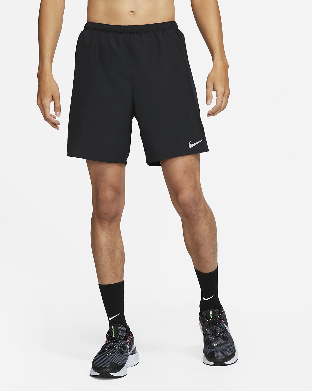 nike challenger 2 in 1 running shorts