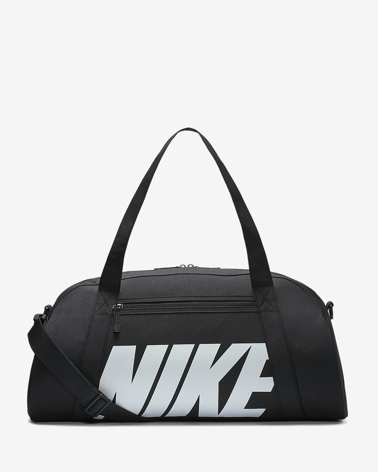 nike women's gym club training duffel bag black