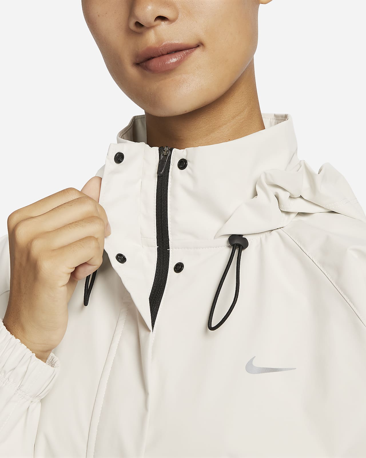 Off white nike outlet womens running jacket