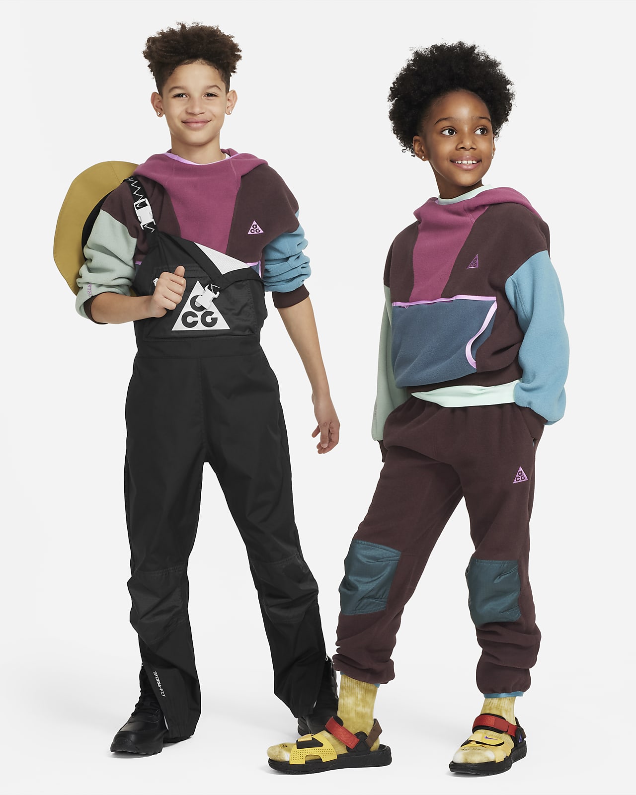 Nike ACG Icon Fleece Polartec® 'Wolf Tree' Older Kids' Oversized