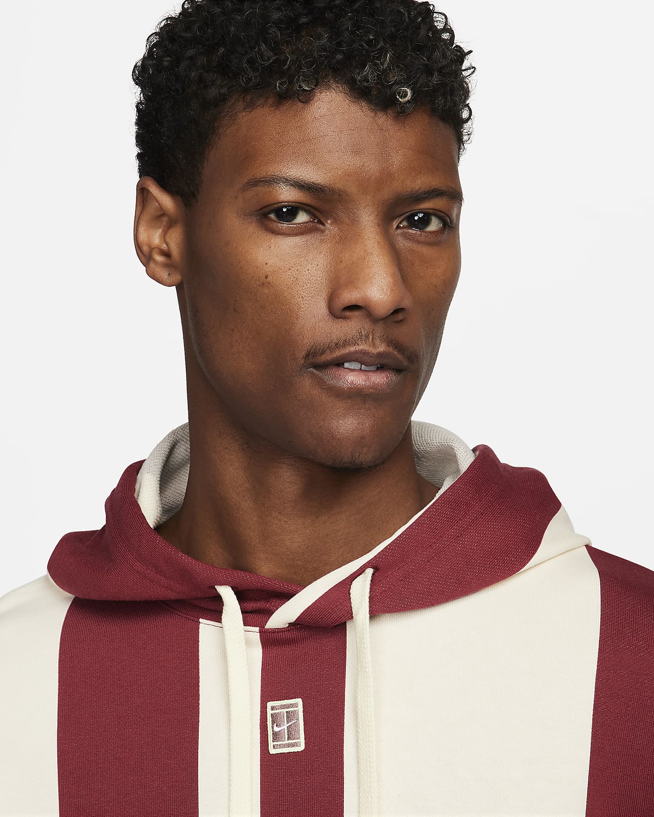 Felpa da tennis in fleece con cappuccio Dri FIT NikeCourt Heritage