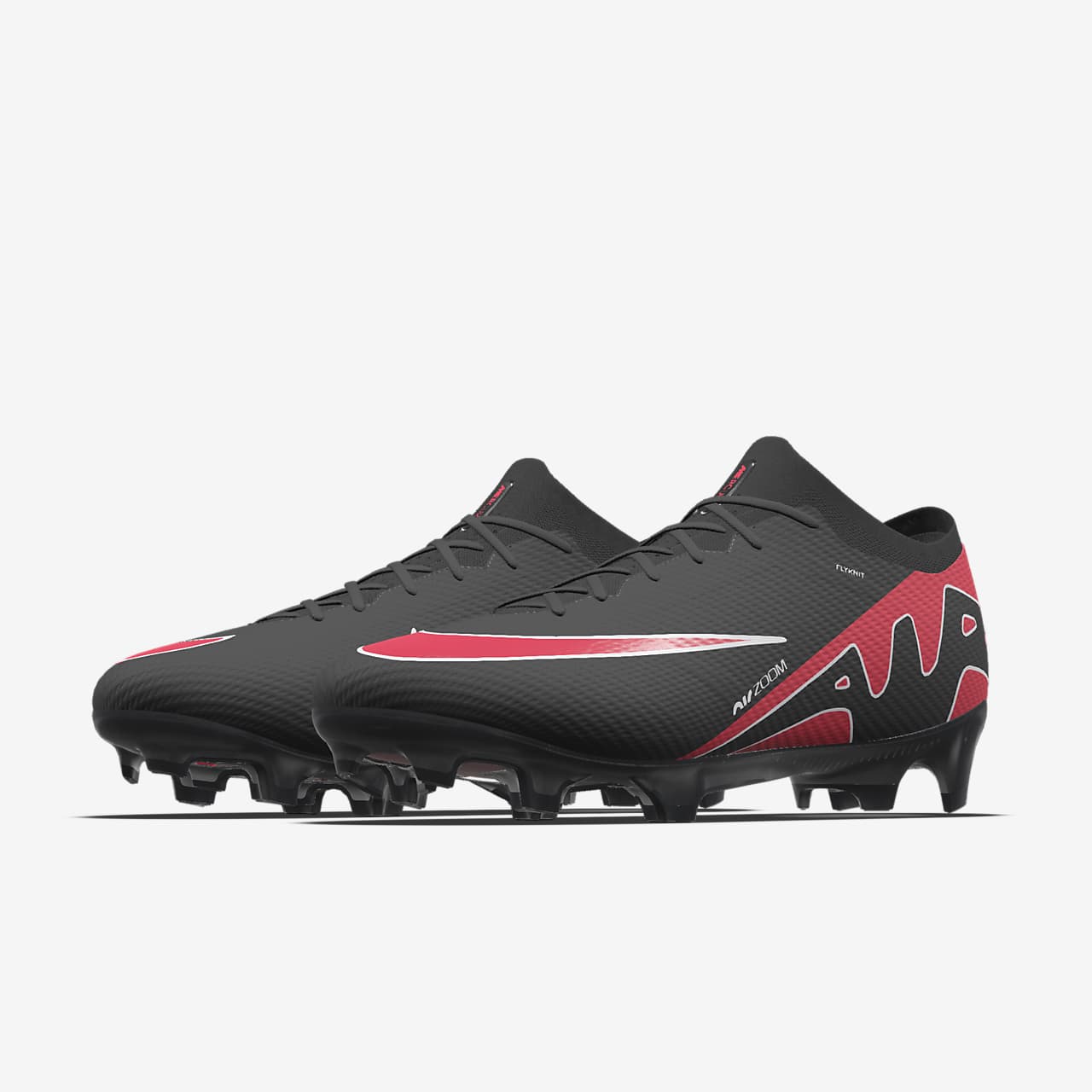 NIKE CLEATS CUSTOM COLOR BLACK/PINK shops