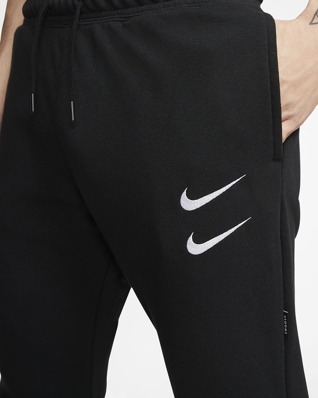 Nike swoosh noir sale