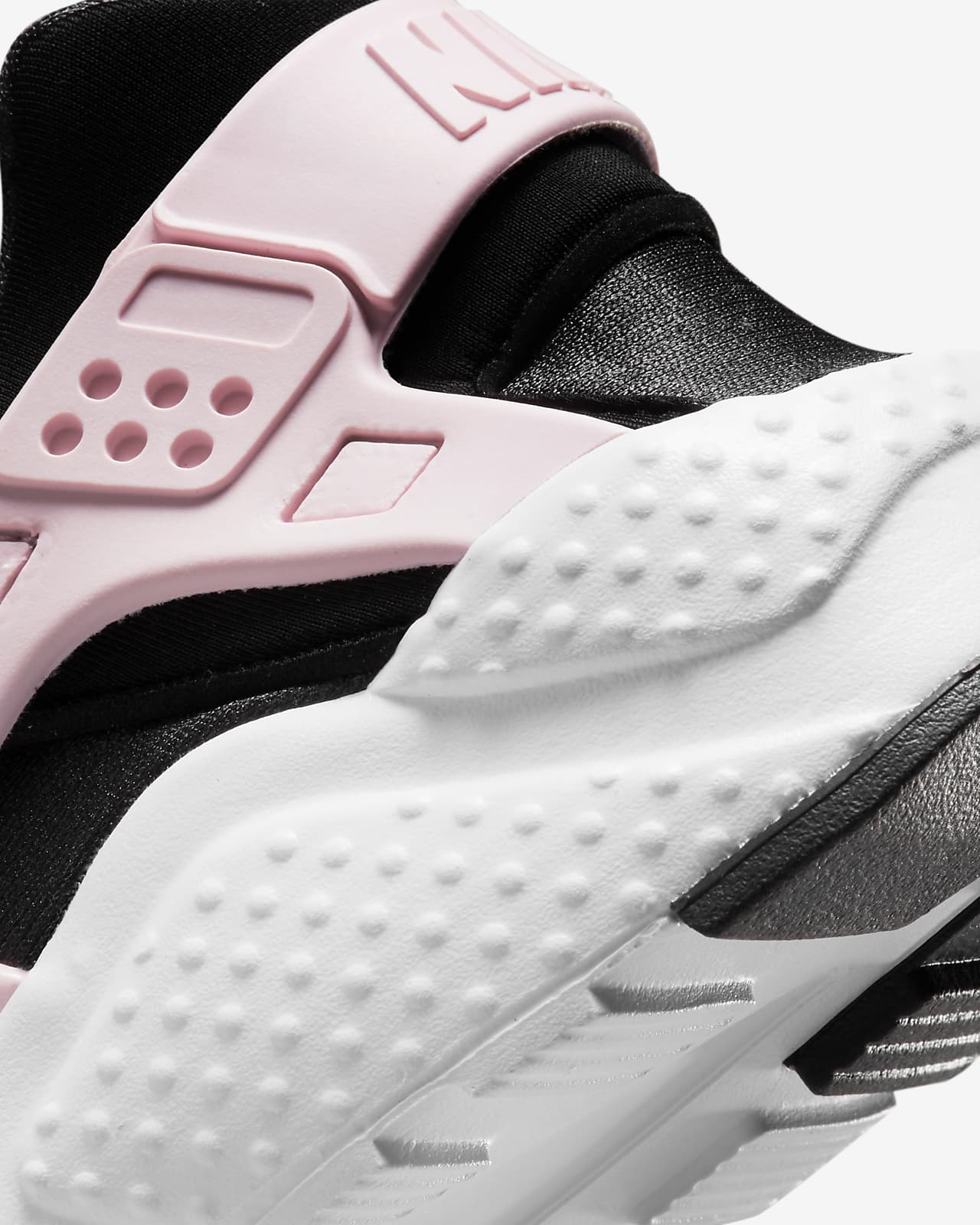 pink grey and white huaraches