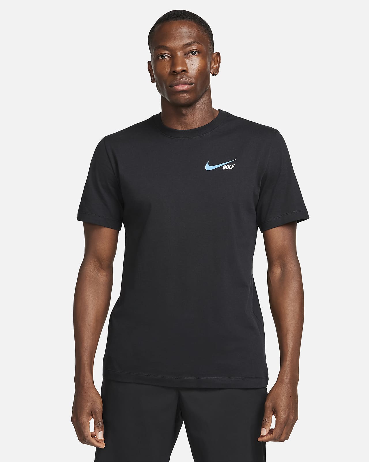 Nike shirt zwart online heren