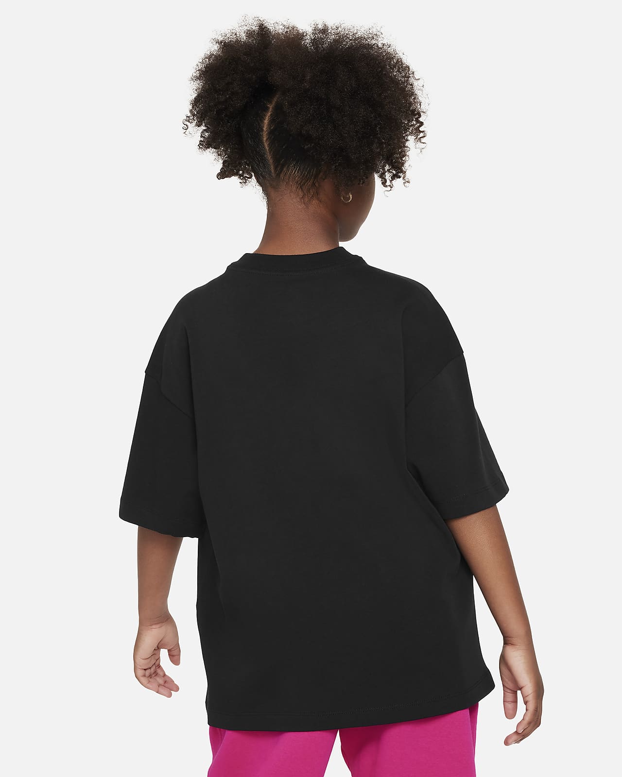 Nike Sportswear Older Essentials (Girls\') Nike T-Shirt. Premium LU Kids\' Oversized
