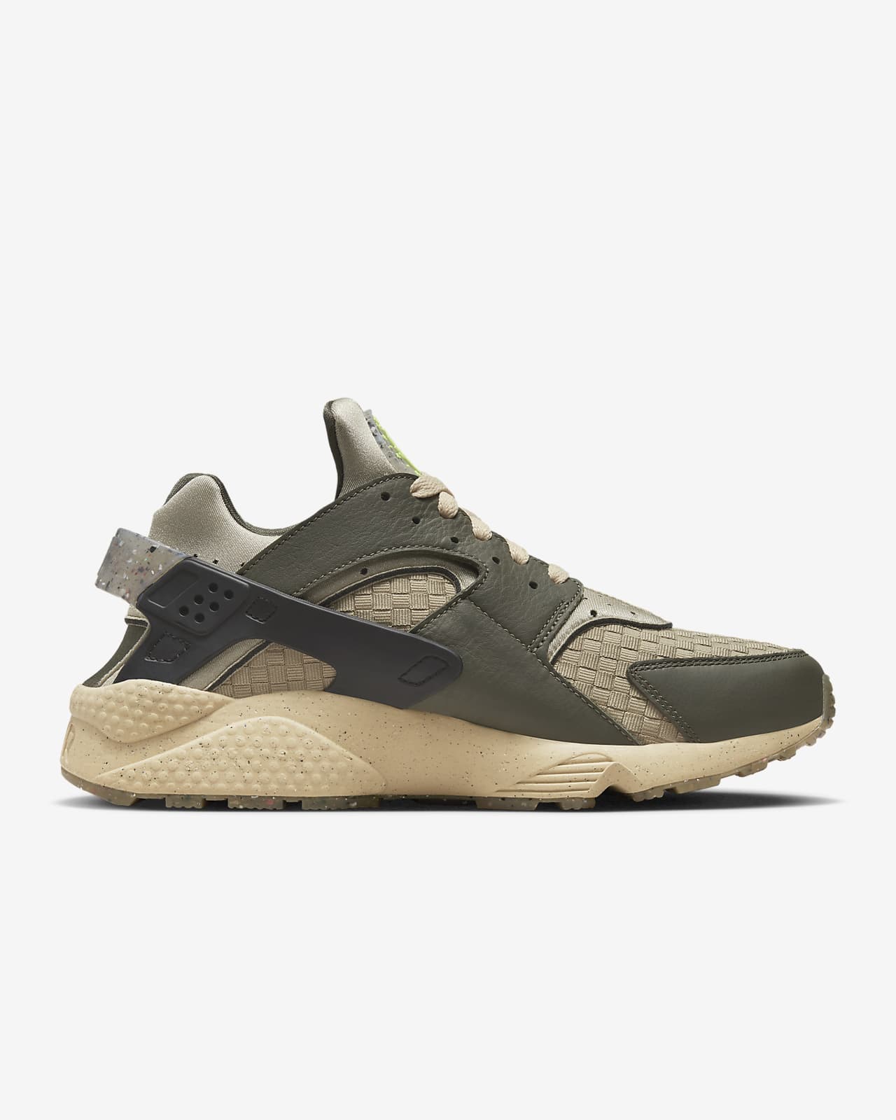 nike huarache olive green mens