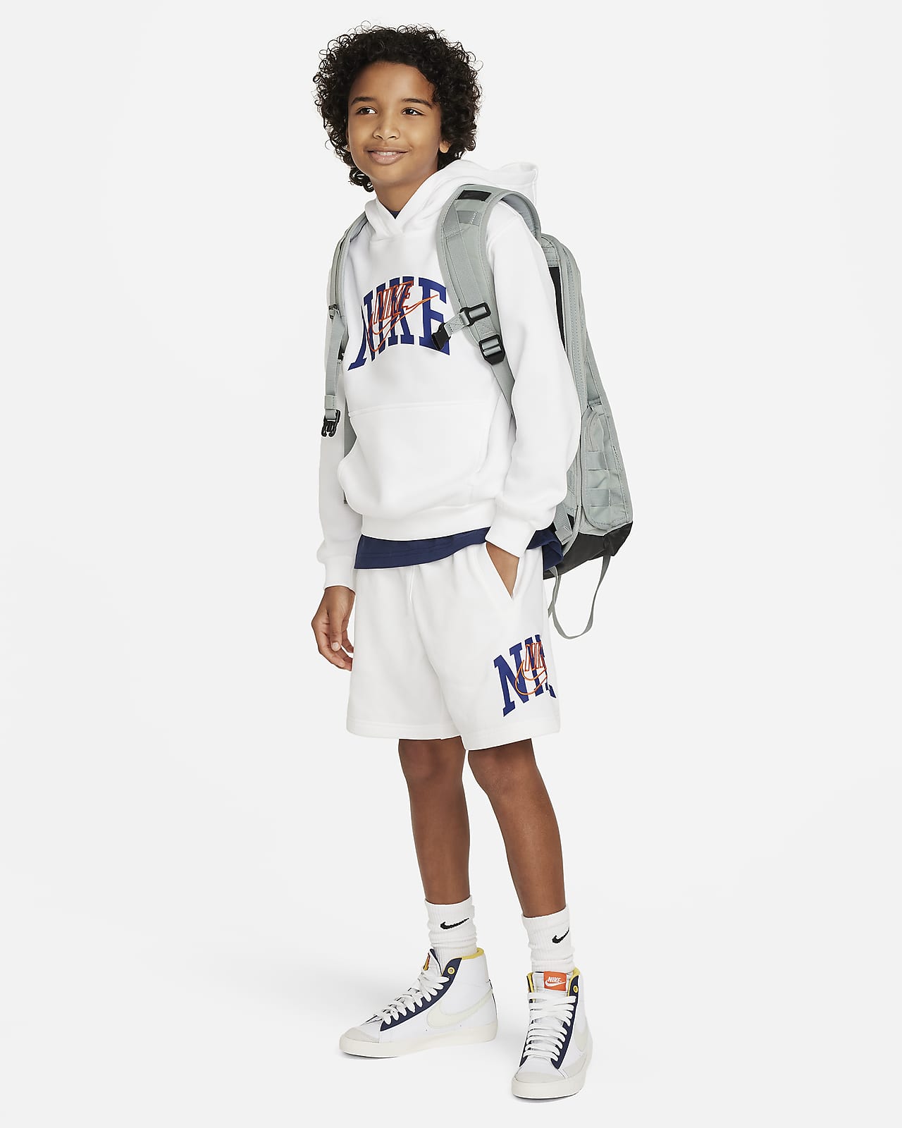 Nike Big Shorts. Sportswear Fleece Club Kids\'