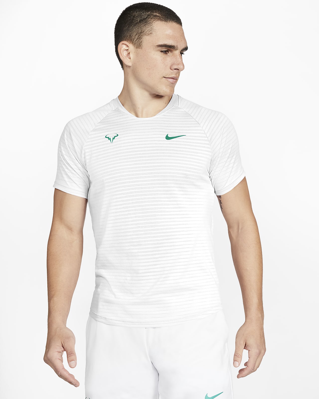 NikeCourt AeroReact Rafa Slam Men's Short-Sleeve Tennis Top. Nike LU