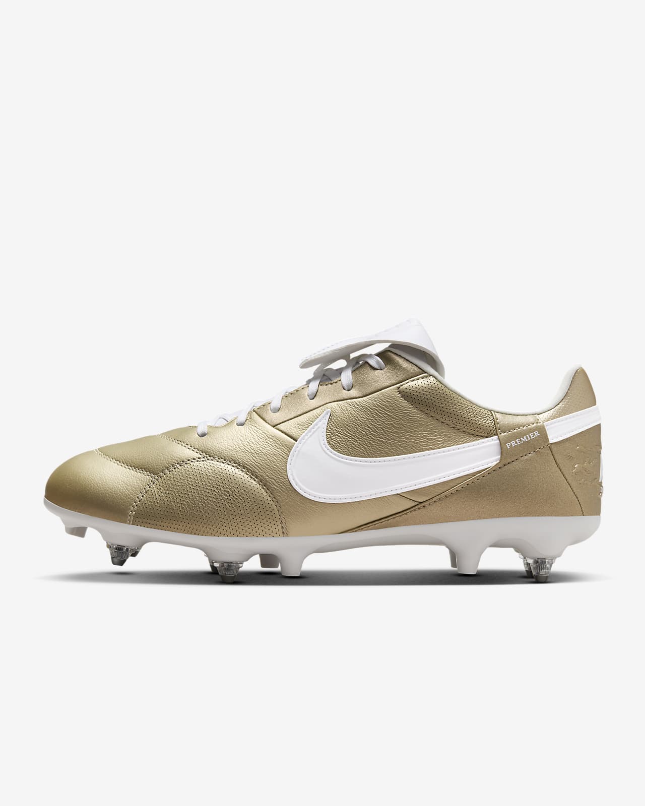 Fotbollssko för vått gräs med lågt skaft NikePremier 3