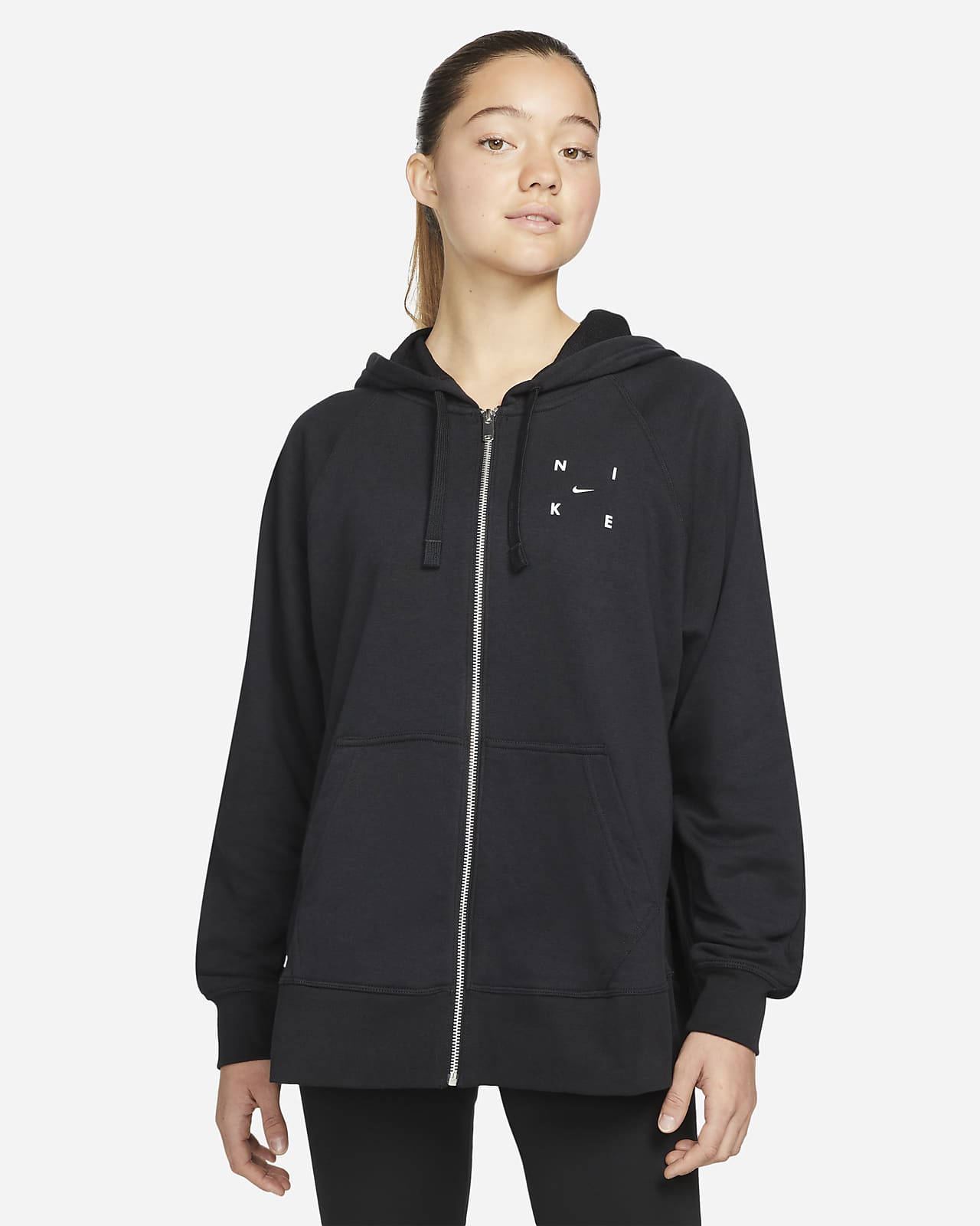 Nike Dri-FIT Get Fit Sudadera de entrenamiento con capucha con cremallera  completa y estampado - Mujer. Nike ES
