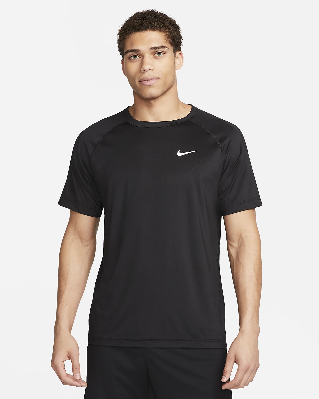 Nike Dri-FIT Ready Fitnesstop met korte mouwen voor heren. Nike NL