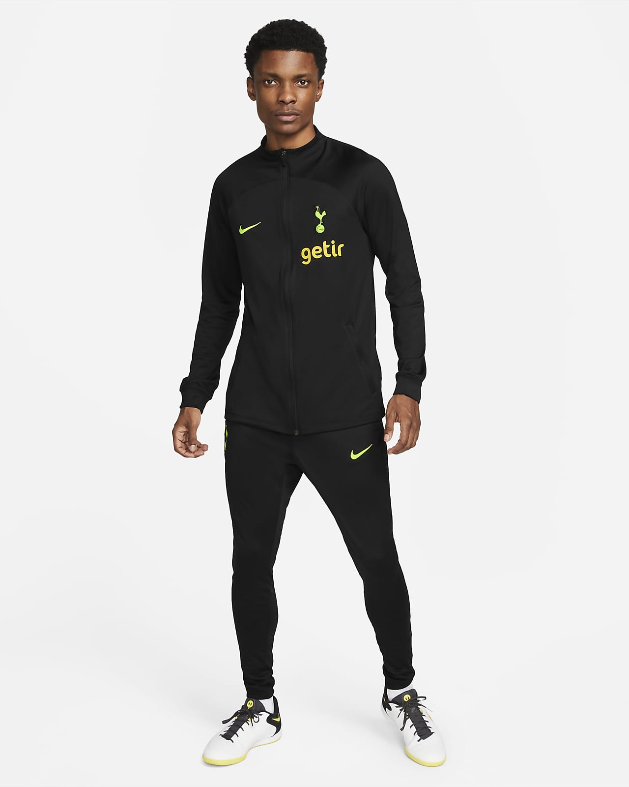 Tottenham Hotspur Strike Men's Nike Dri-FIT Knit Football Tracksuit ...