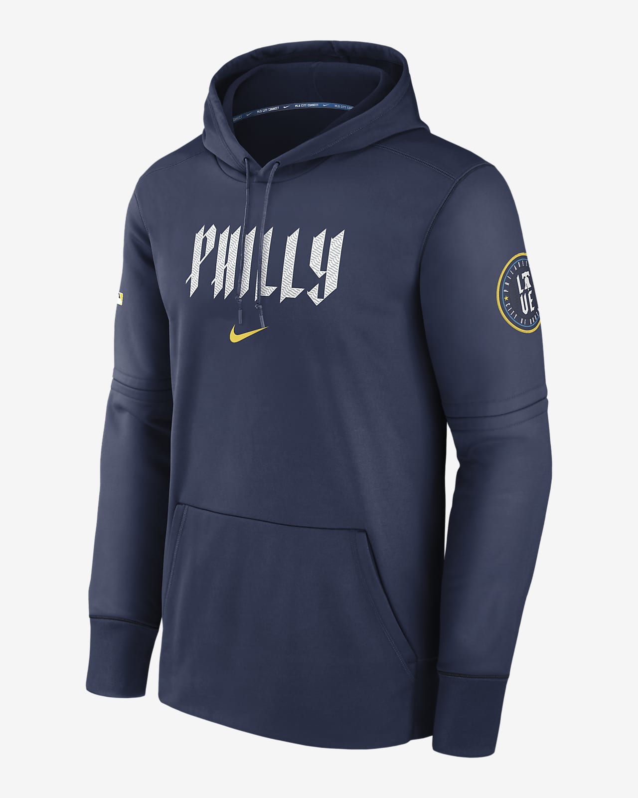 Philadelphia Phillies City Connect Practice Men's Nike Therma MLB Pullover Hoodie