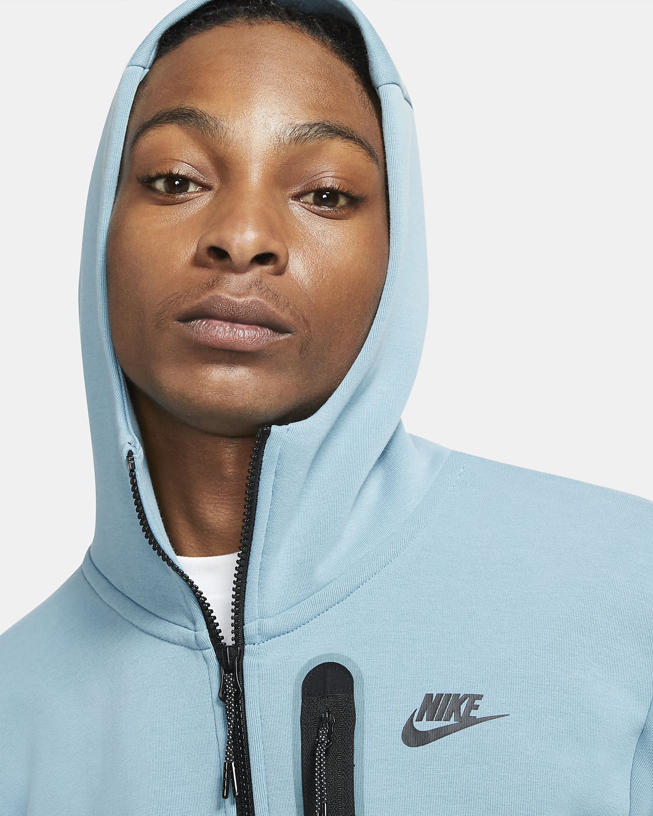 Sudadera con gorro de cierre completo para hombre lavada Nike Sportswear  Tech Fleece. Nike MX