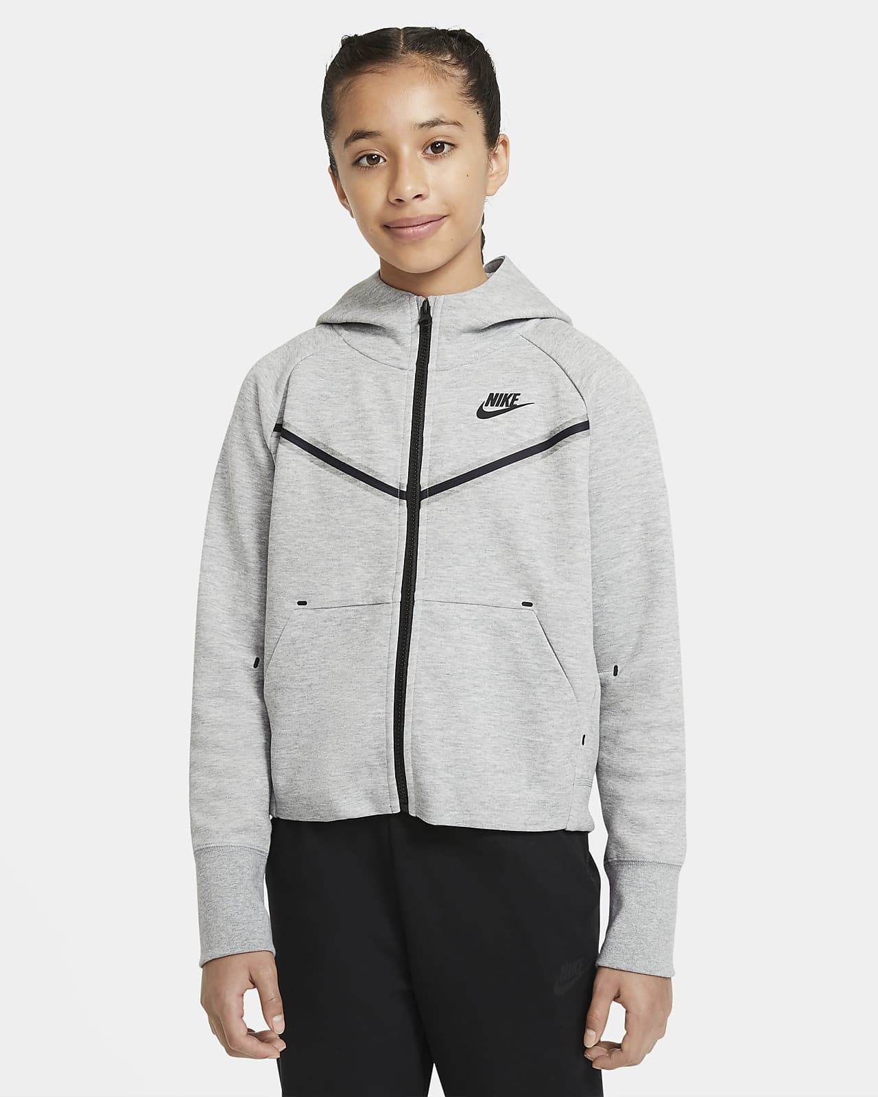 Nike Sportswear Fleece met rits voor Nike NL