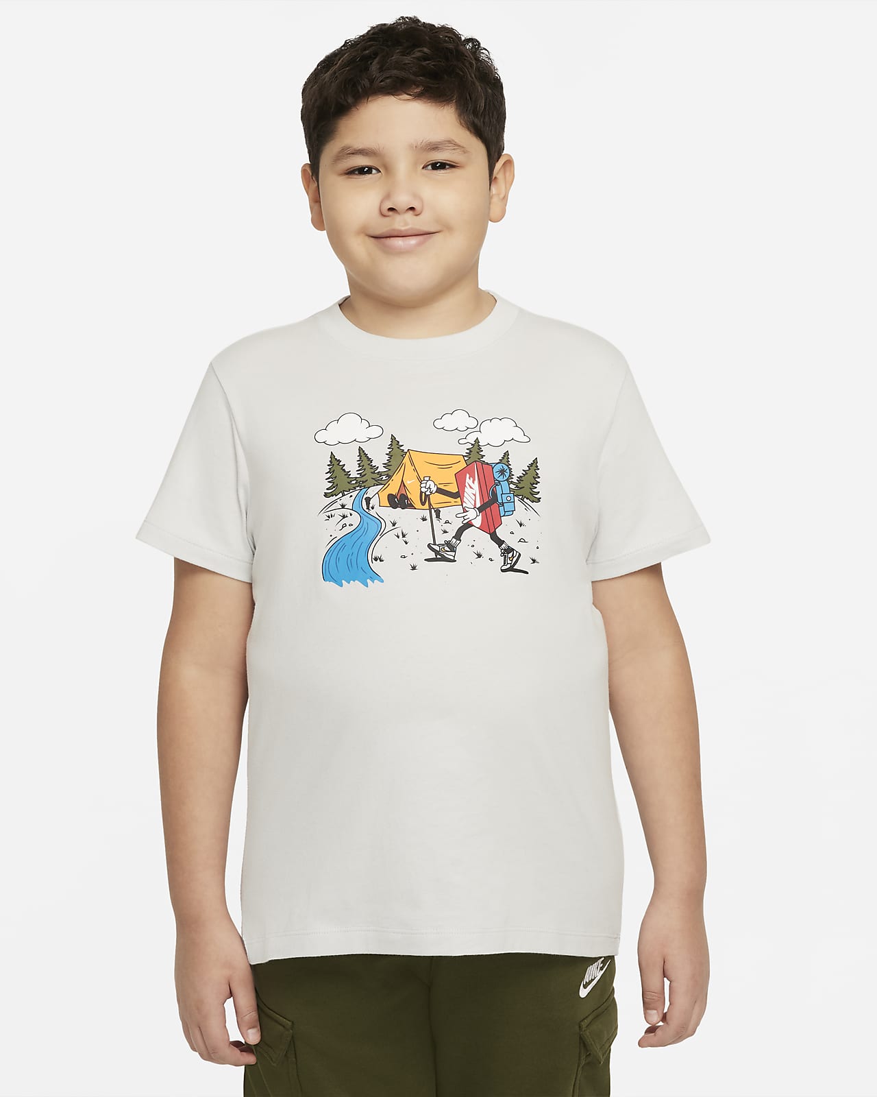 Playera para niños talla grande Nike Sportswear (talla amplia). Nike.com