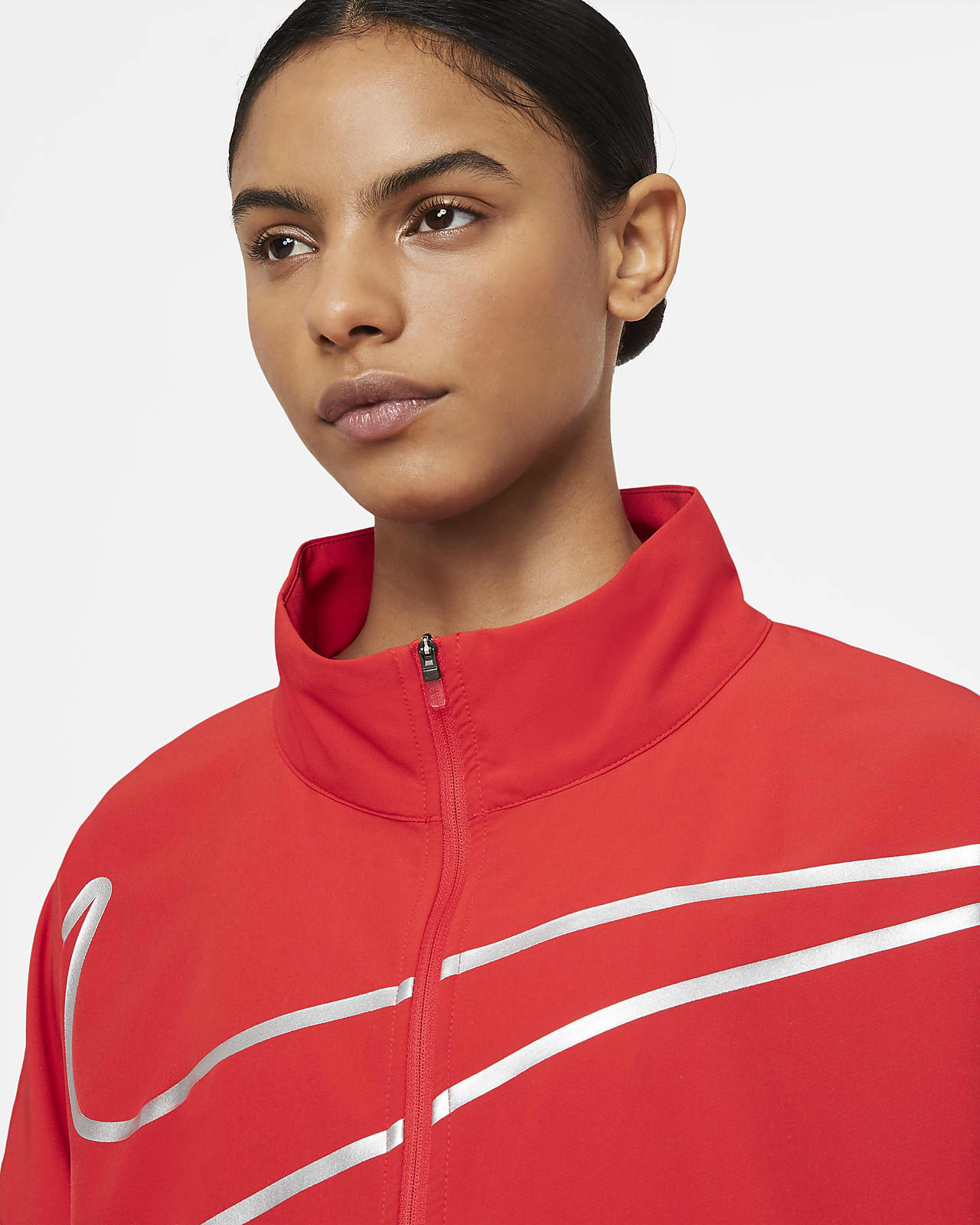 nike pro get fit icon clash fleece half zip jacket ladies