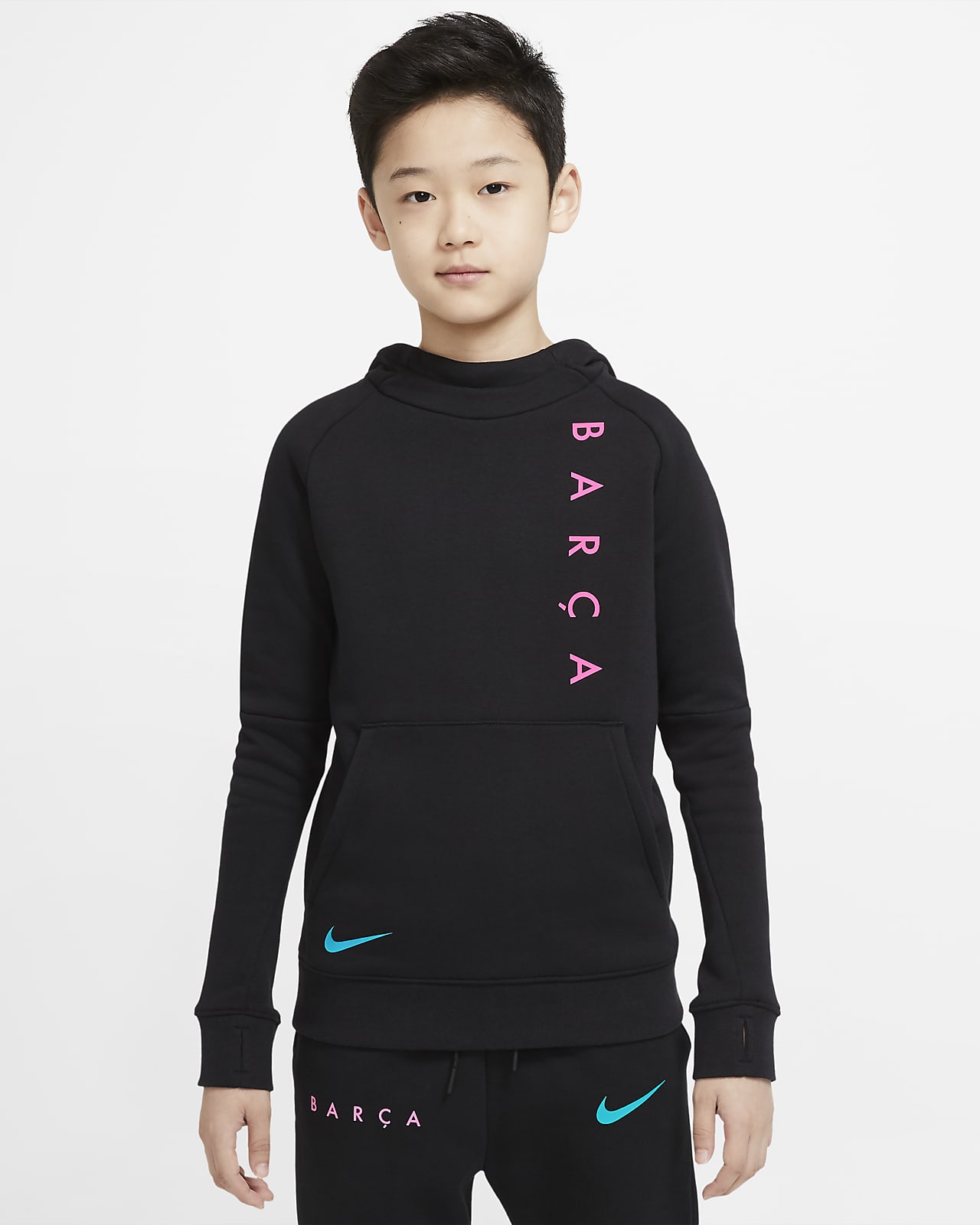 barca hoodie nike