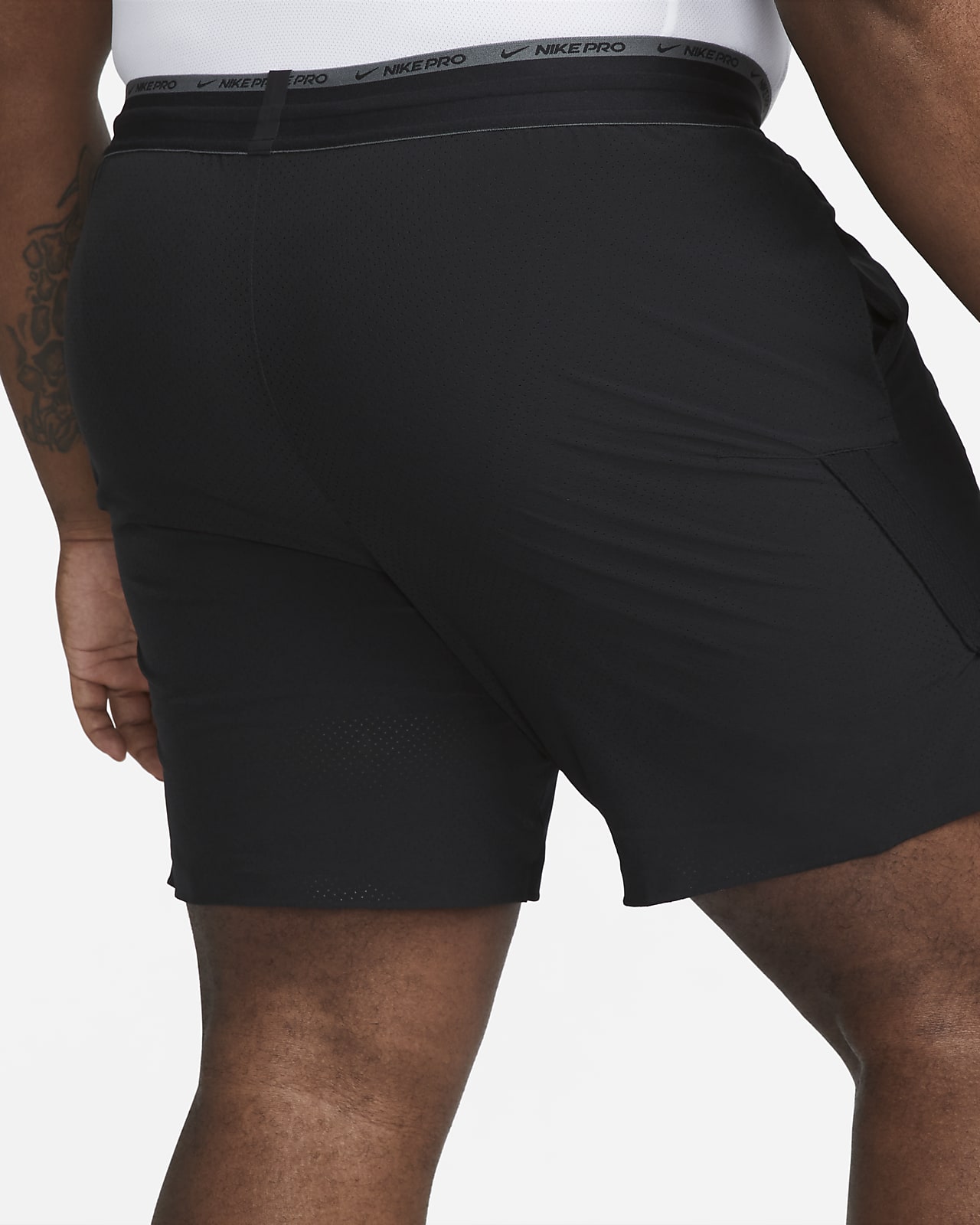 Nike Pro Training 3 inch shorts with mesh inserts in black