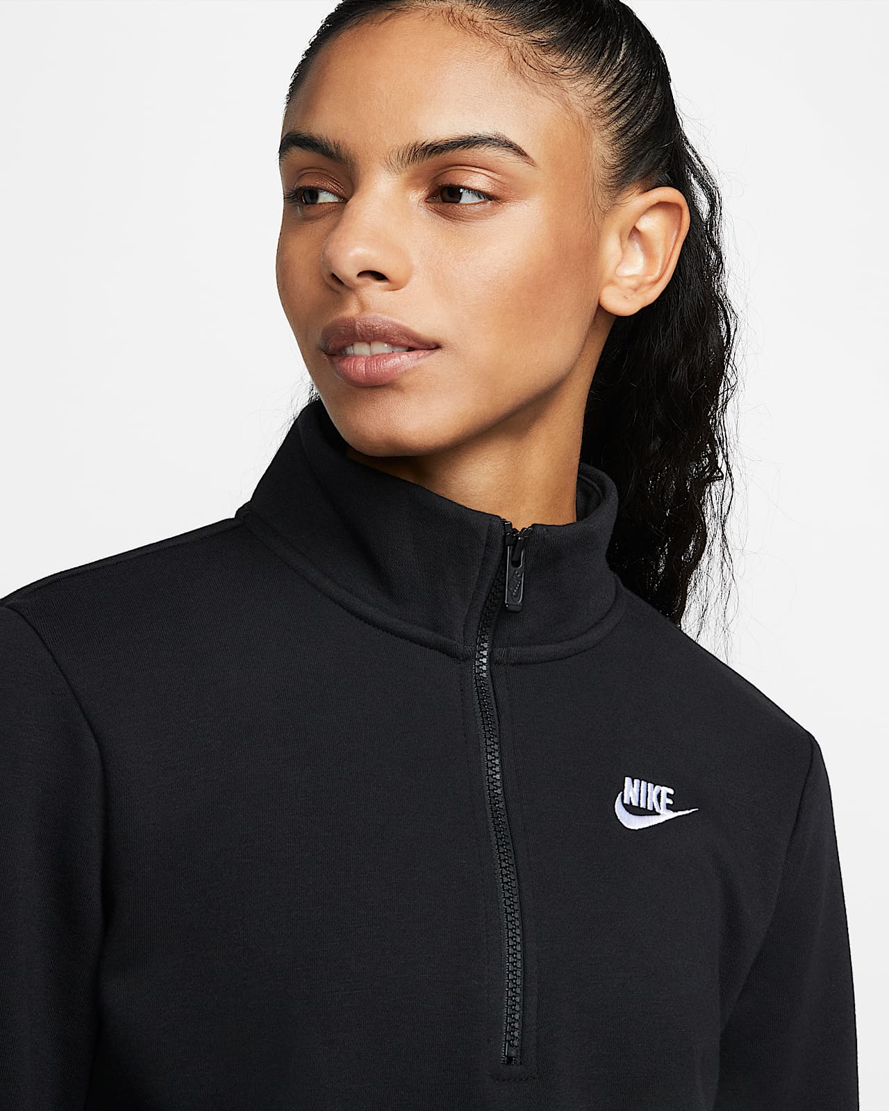 Nike Sportswear Club Fleece Women's 1/2-Zip Sweatshirt. Nike AT