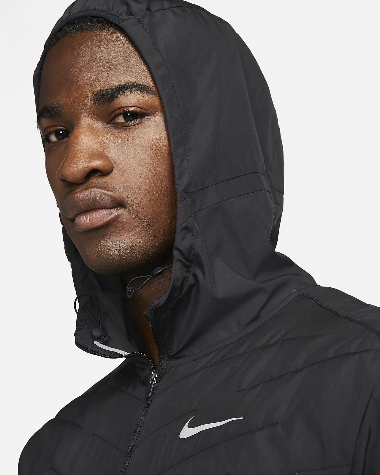 Nike Therma-FIT Repel Men's Synthetic-Fill Running Jacket. Nike BE