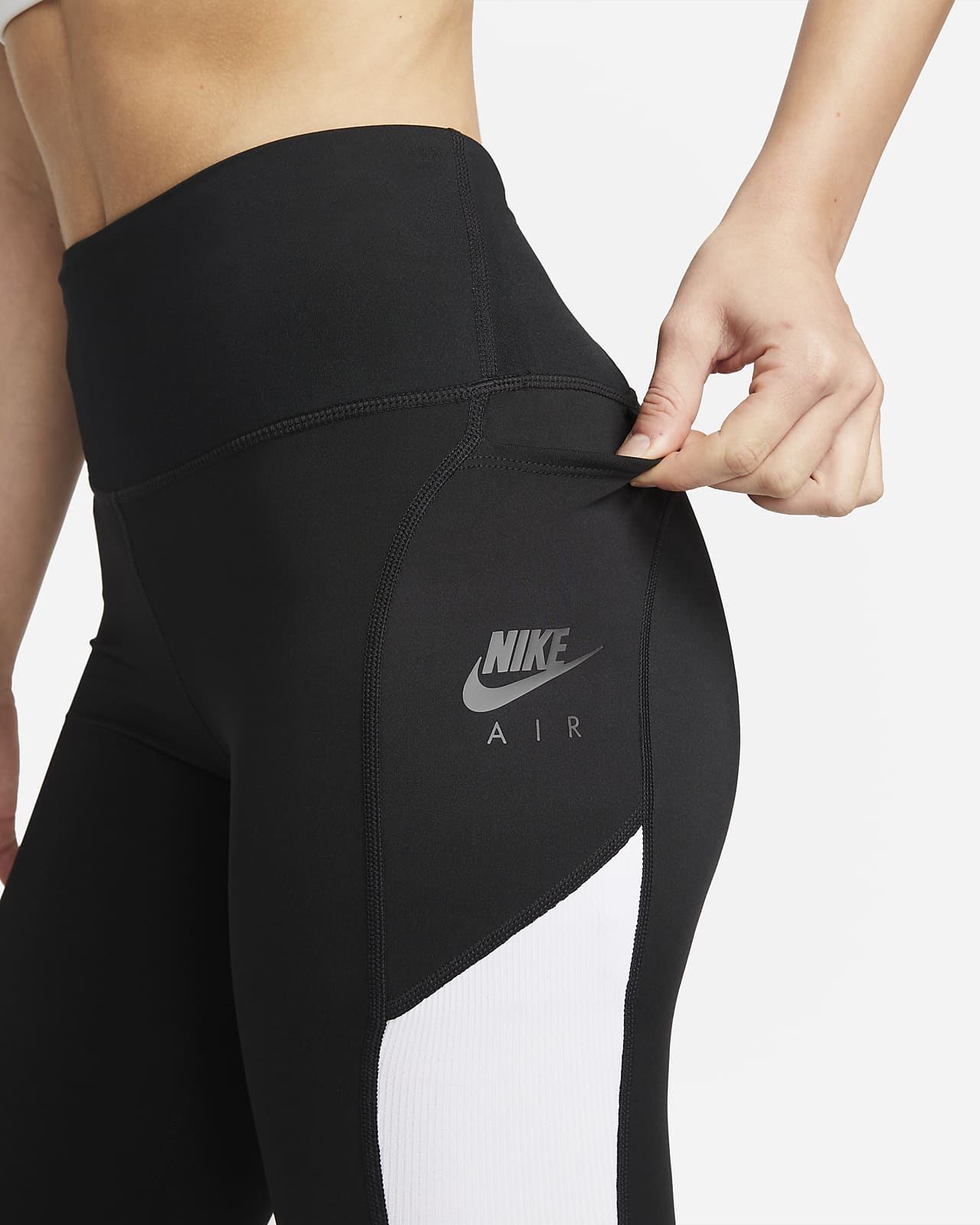 lanzadera Espinoso Fundir Nike Air Leggings de running de 7/8 de talle alto con bolsillo - Mujer. Nike  ES
