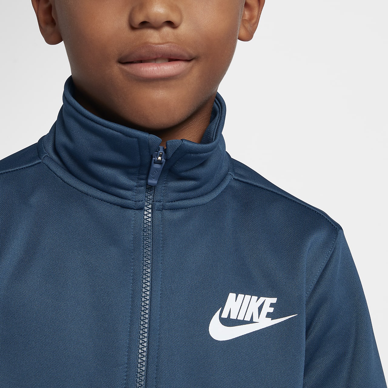 blue nike tracksuit boys