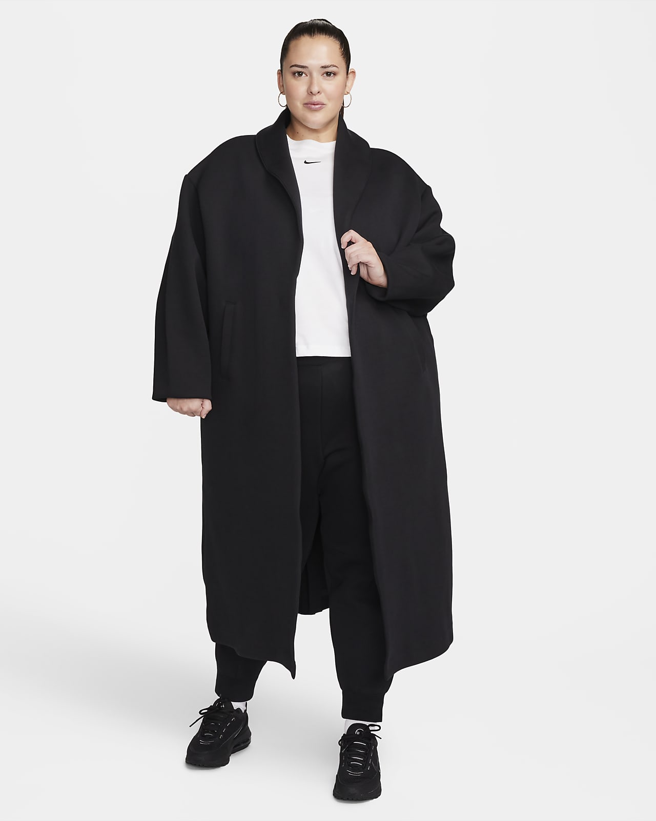 Big and tall top mens duster coat