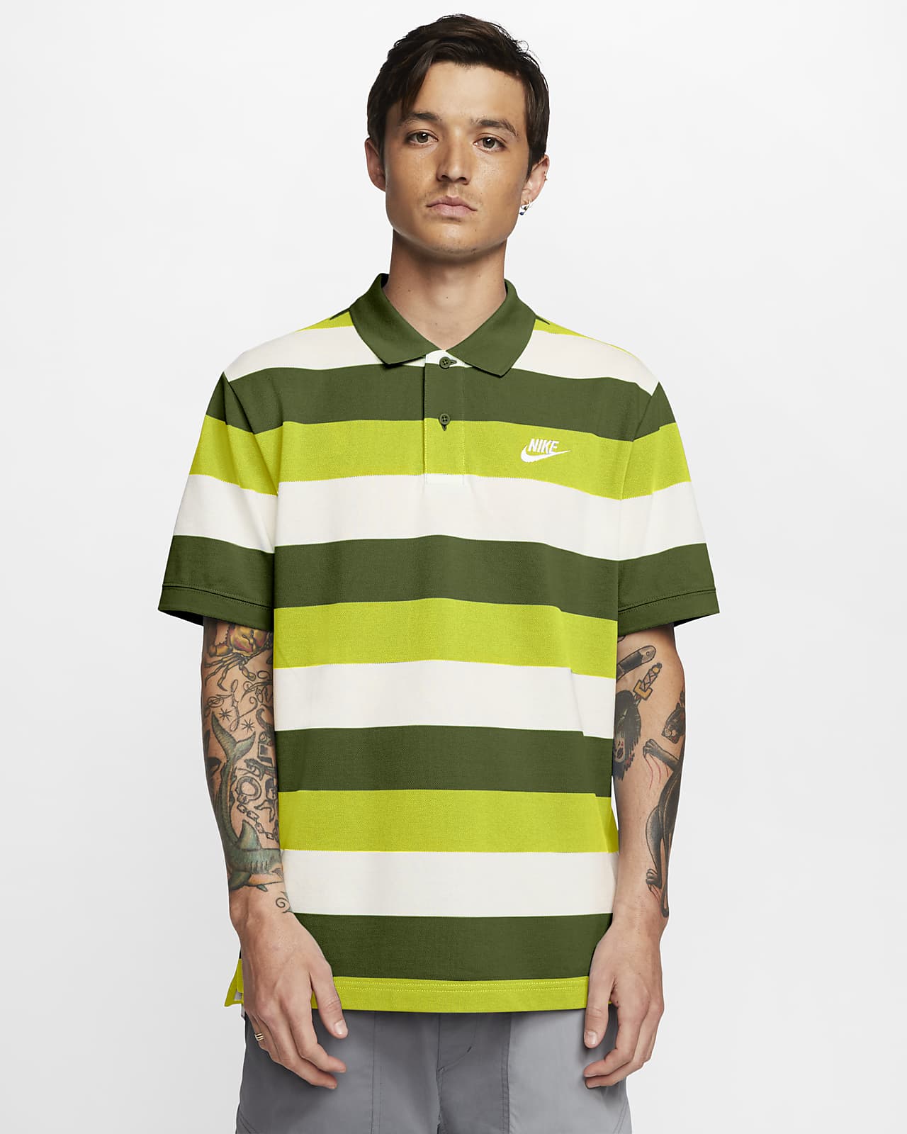 Nike Sportswear Men's Striped Polo. Nike CH