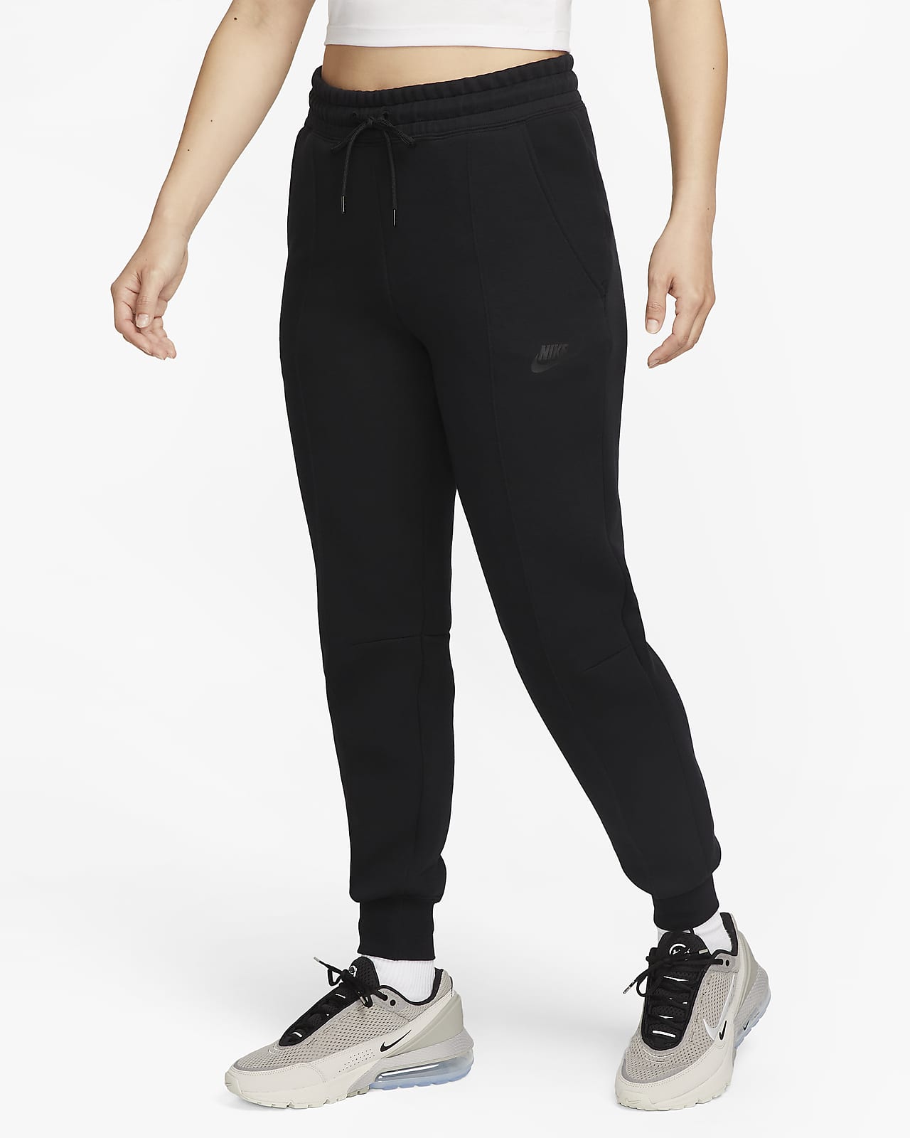 Grey Tech Fleece Joggers & Sweatpants. Nike ID