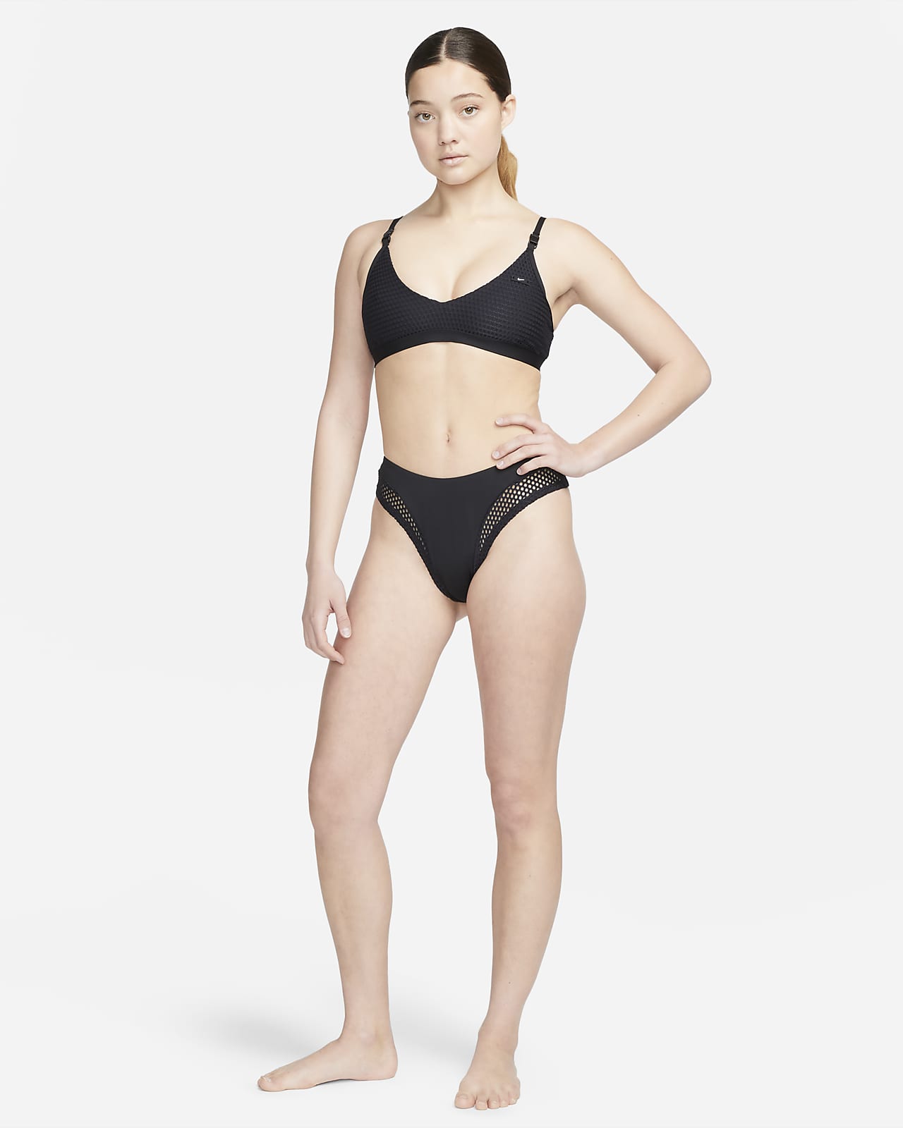 Nike Women's Cheeky Sling Bikini Swim Bottom.