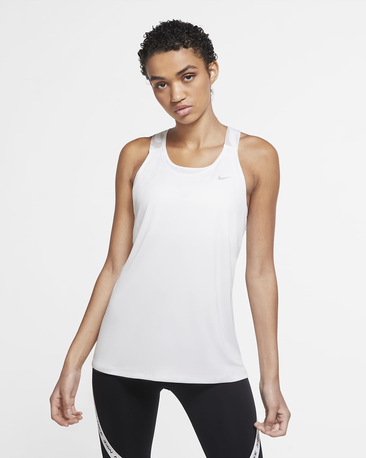 white nike tank womens