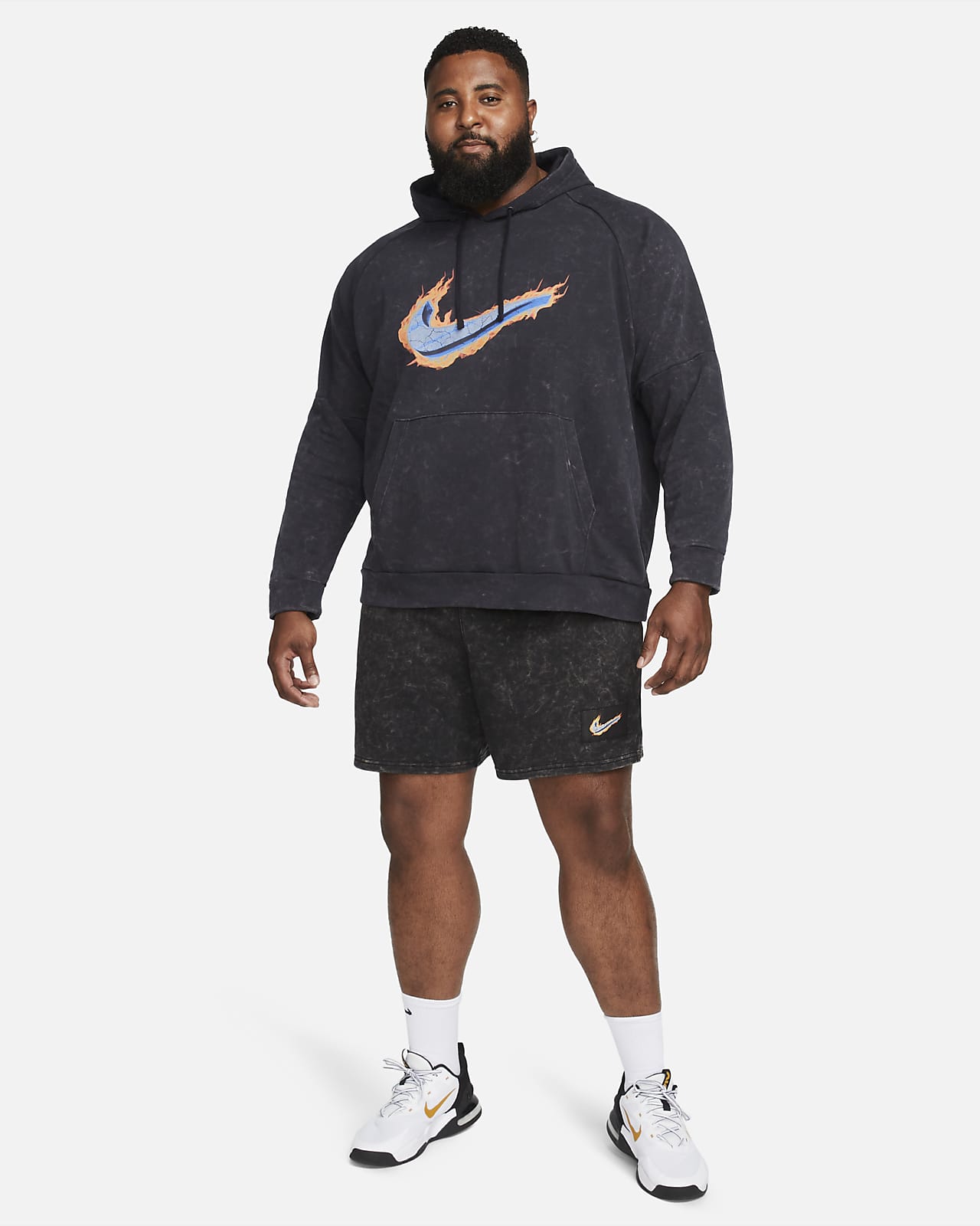 pozo Pino rasguño Felpa pullover da fitness con cappuccio Nike Dri-FIT Fleece – Uomo. Nike IT