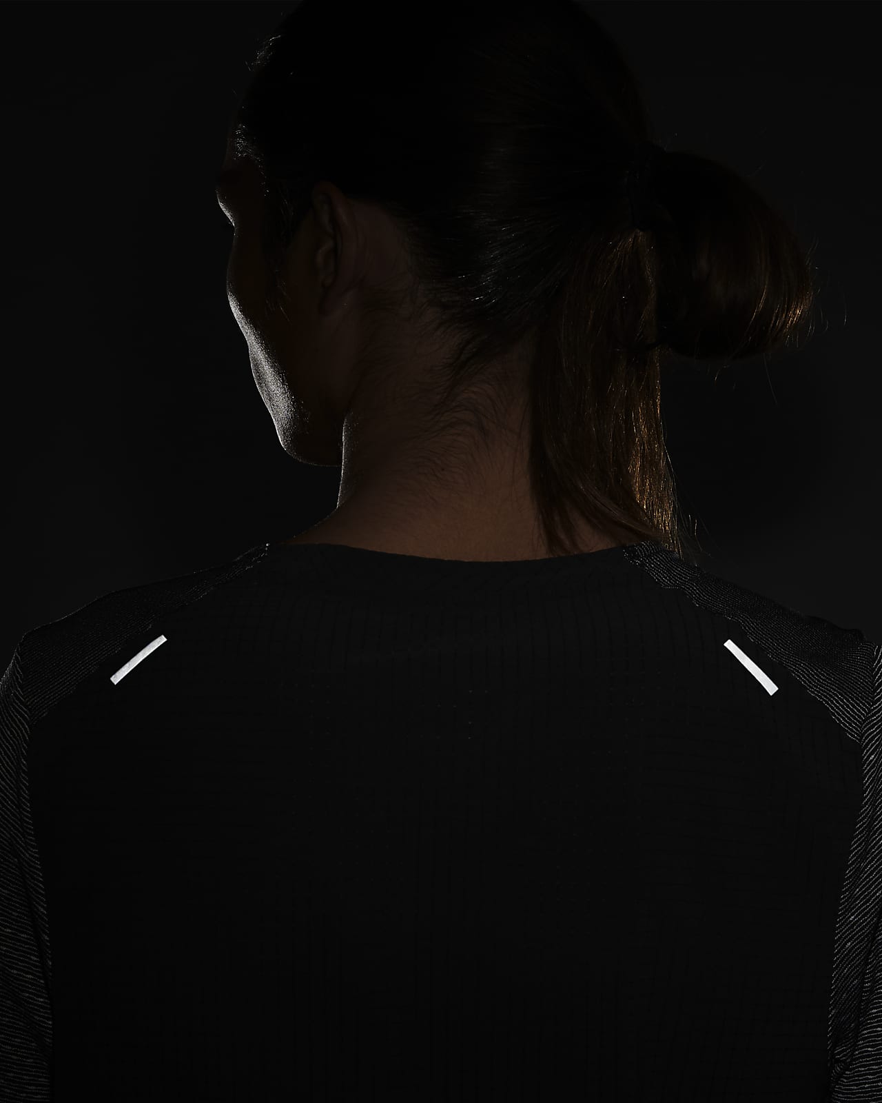 nike black running top