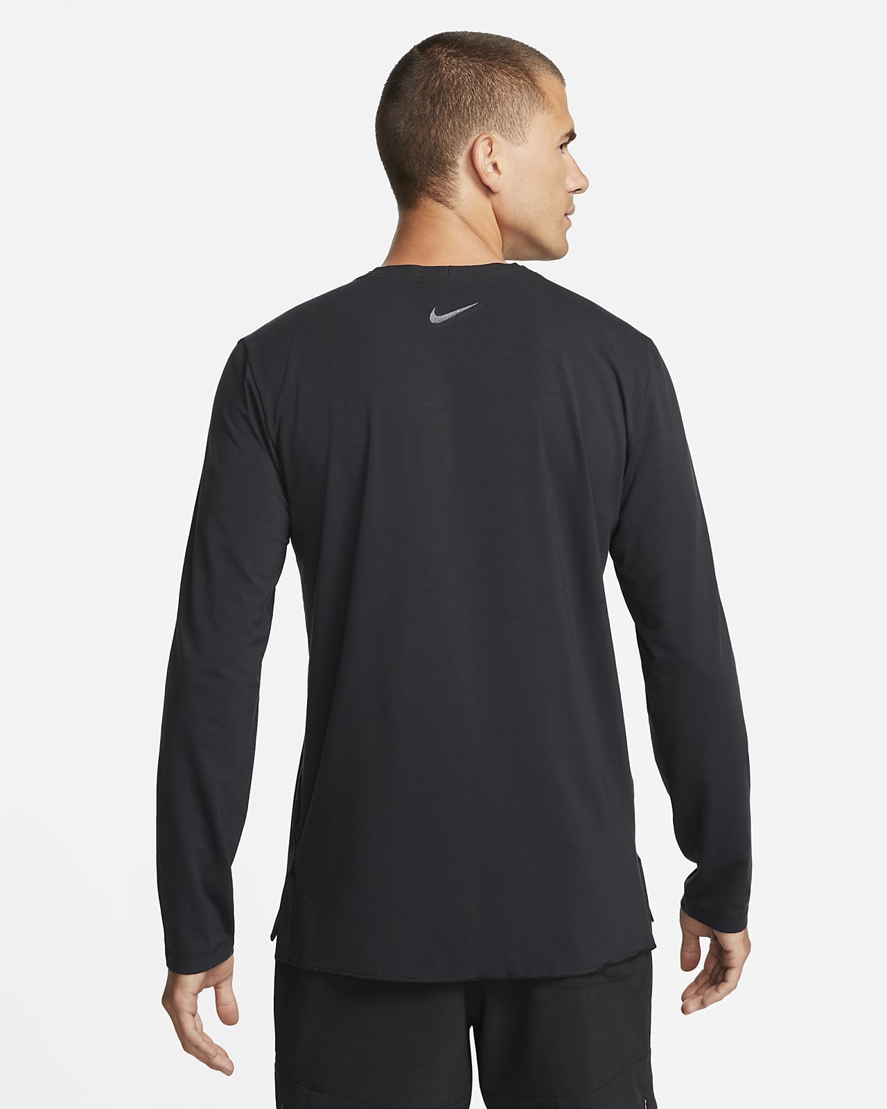 Nike Yoga Dri-FIT Slim Fit T-Shirt Black DN4314-010 Large