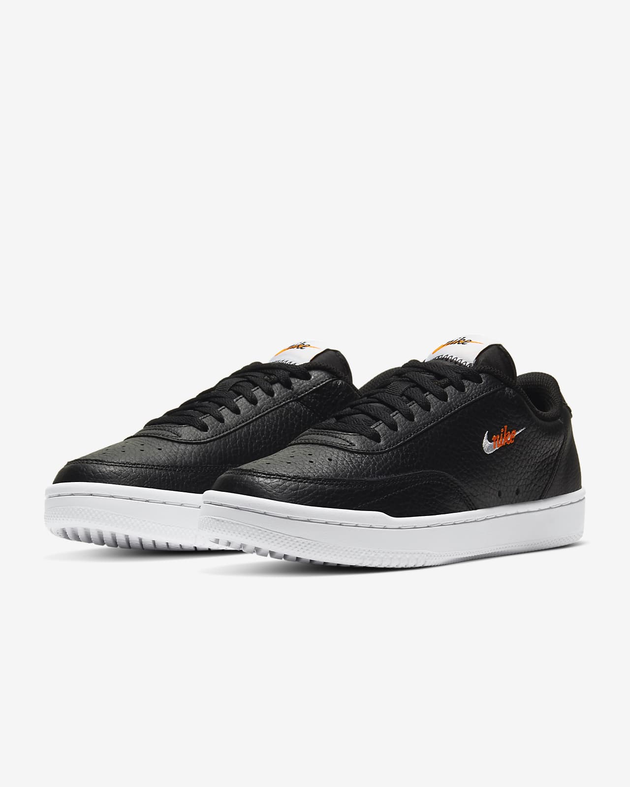 orange and black sneakers nike