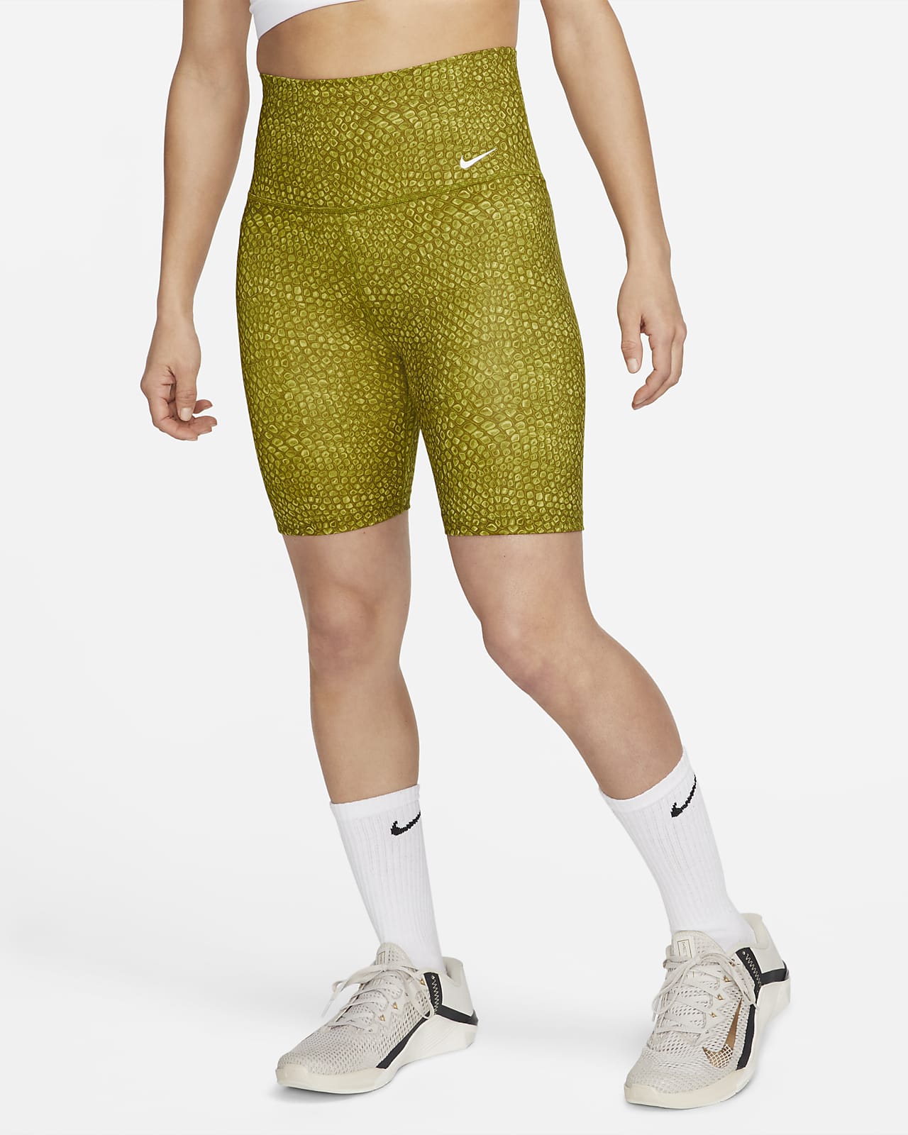 Cycliste taille haute imprim 18 cm Nike One pour femme. Nike CA