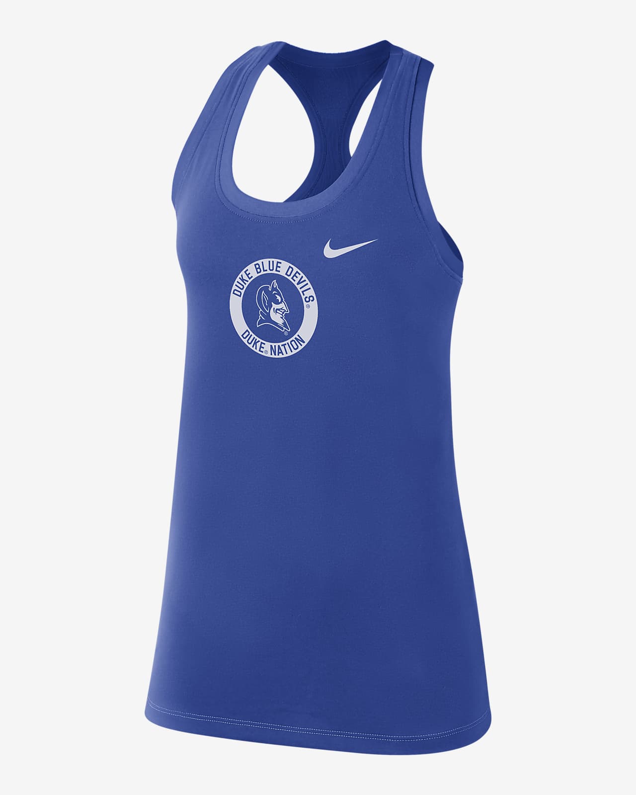 Camiseta de tirantes universitaria Nike para mujer Duke