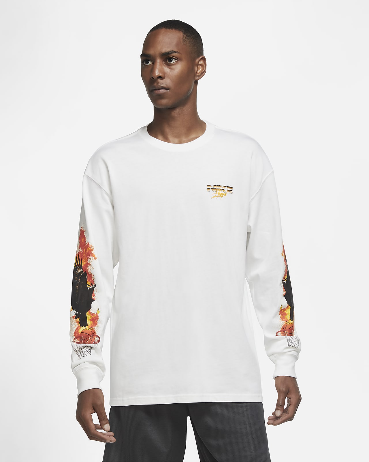 Basketball Long-Sleeve T-Shirt. Nike 