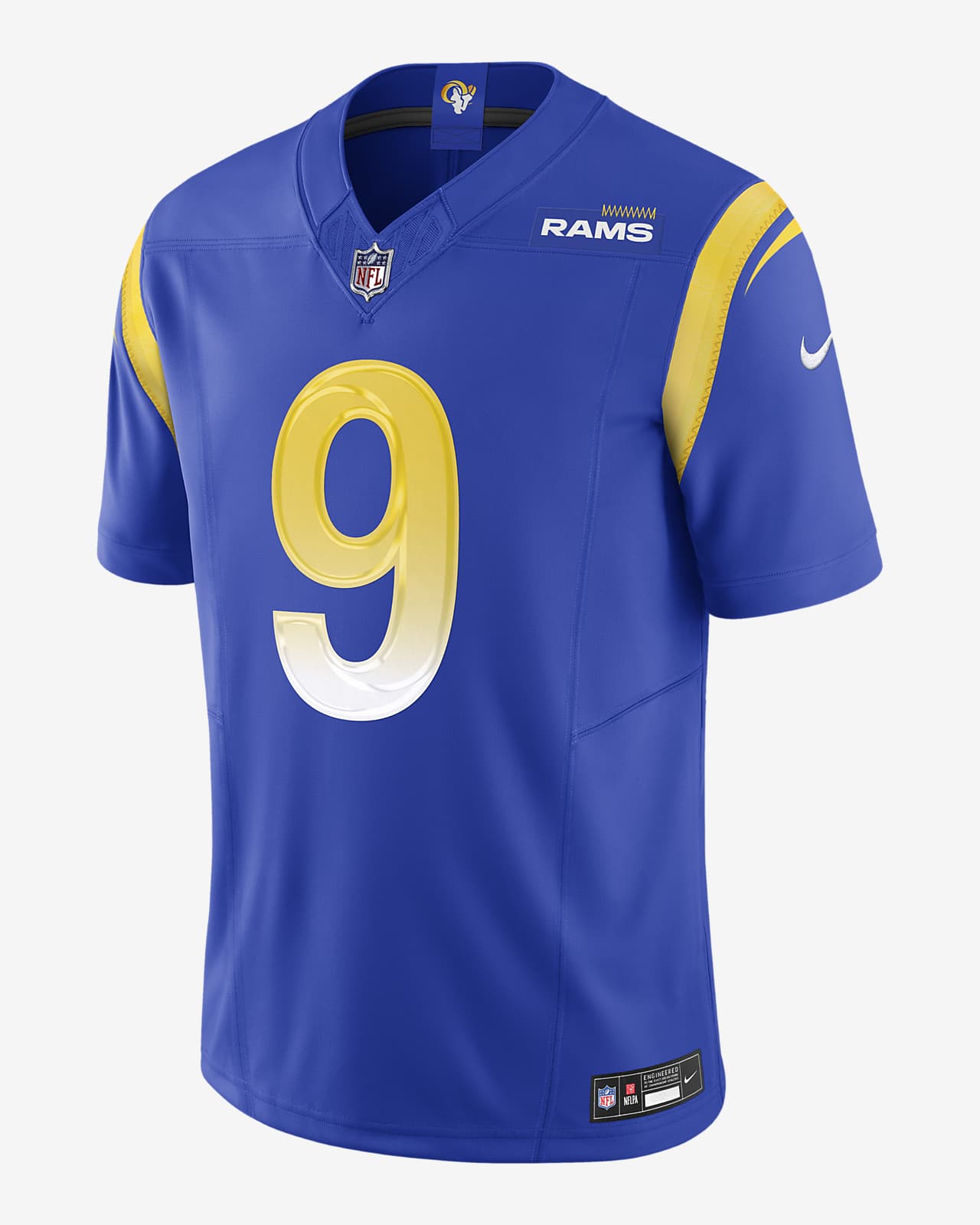 Jersey de fútbol americano Nike Dri-FIT de la NFL Limited para hombre Matthew Stafford Los Angeles Rams