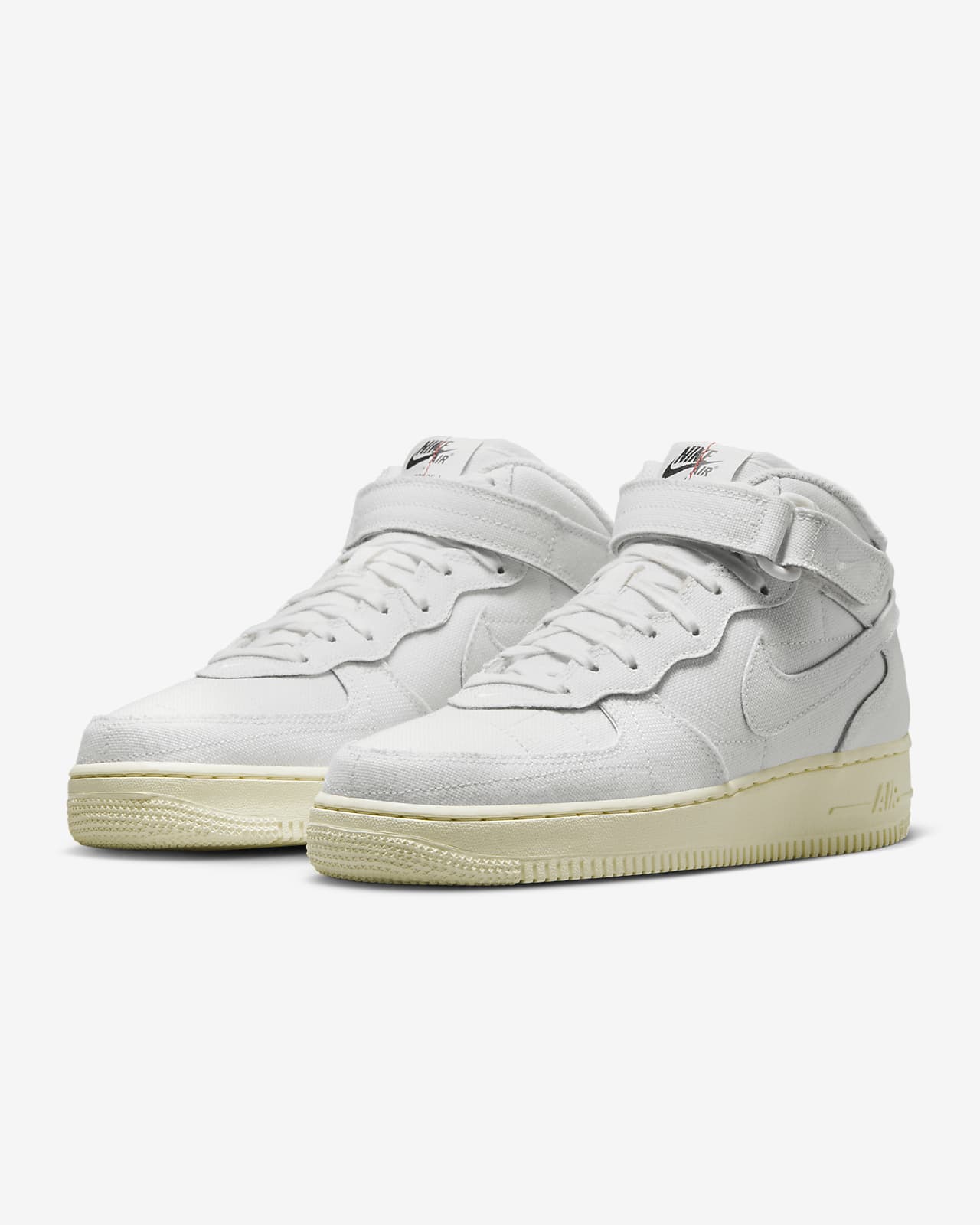 Nike Womens Air Force 1 '07 Mid LX (Summit White/Coconut Milk) 5