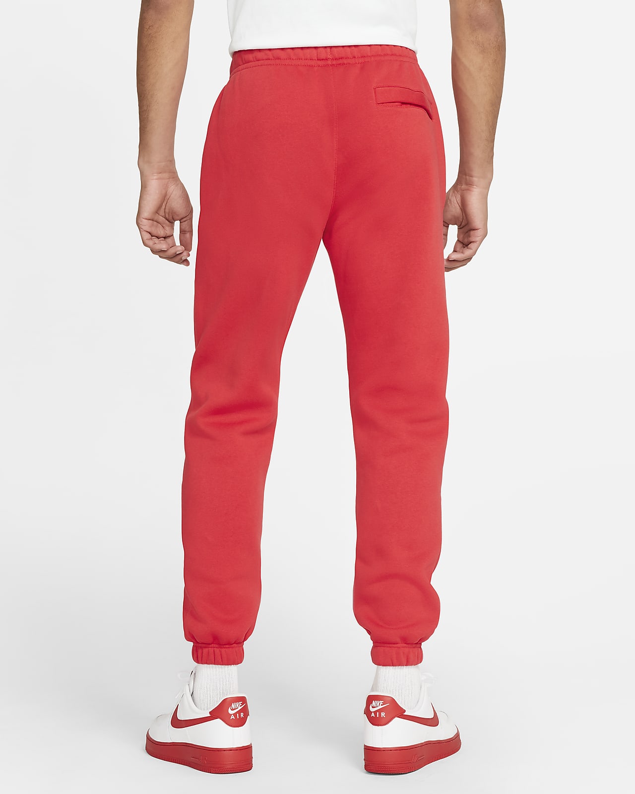 nike club fleece cuffed joggers