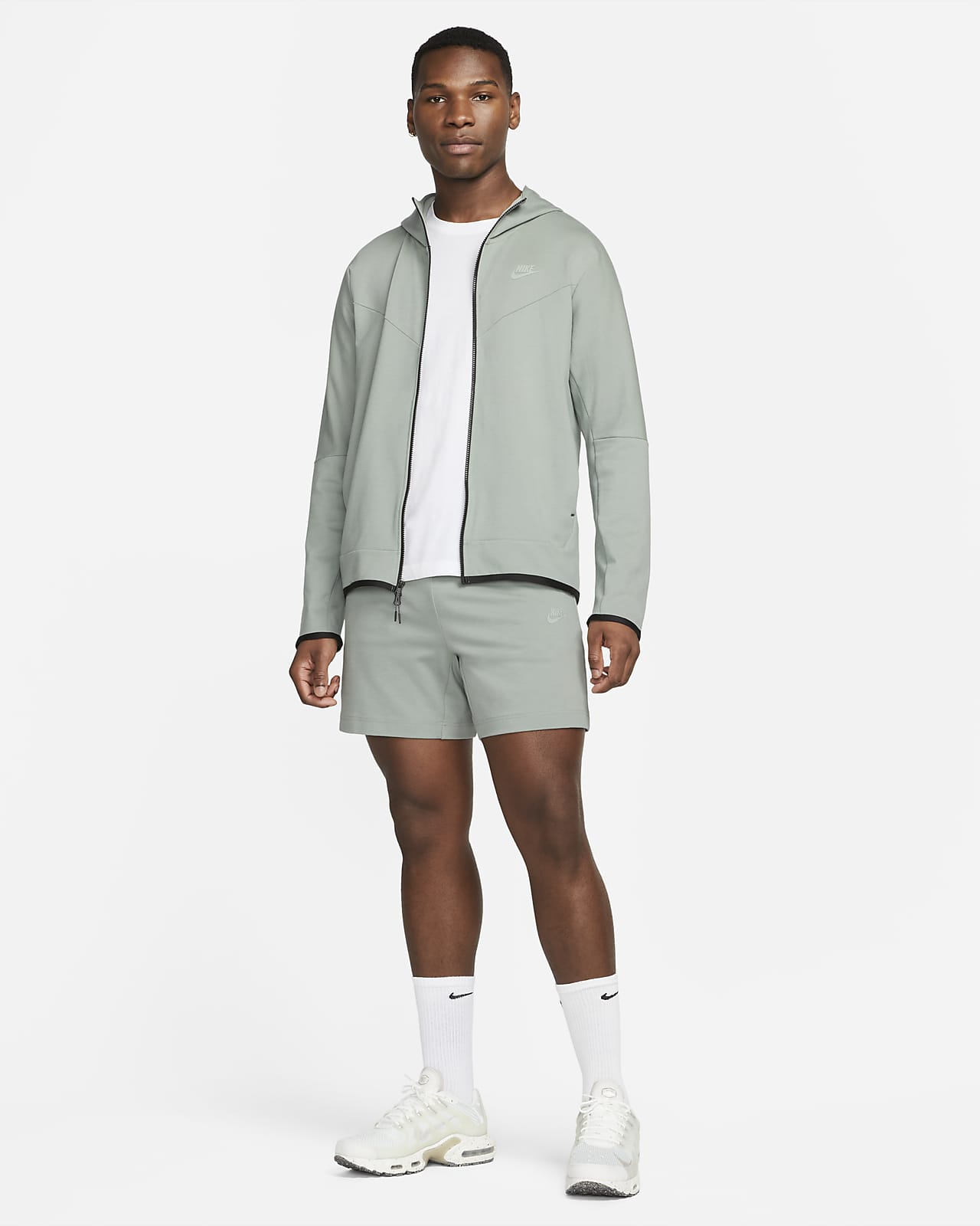 Nike Sportswear Tech Fleece Shorts M - Polar / Black